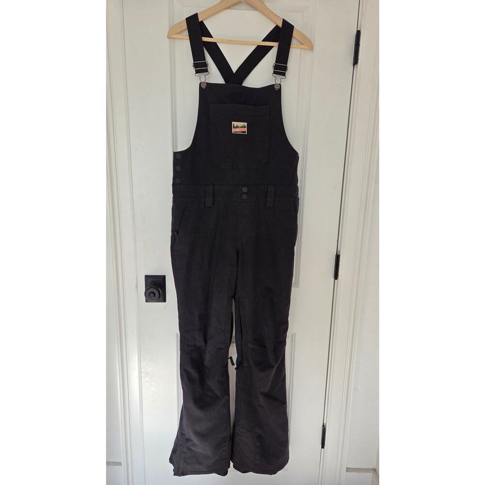 Billabong Riva Bib Women's Snow Bibs Ski Pants Size Medium Black